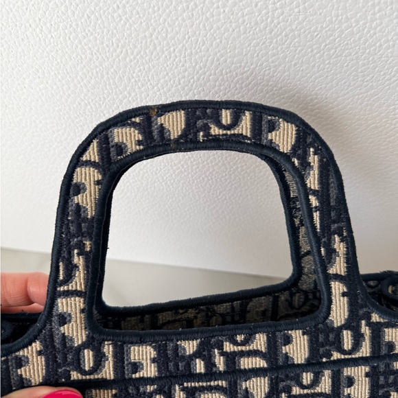 Dior Navy Blue Mini Book Tote Bag - Picture 11 of 12